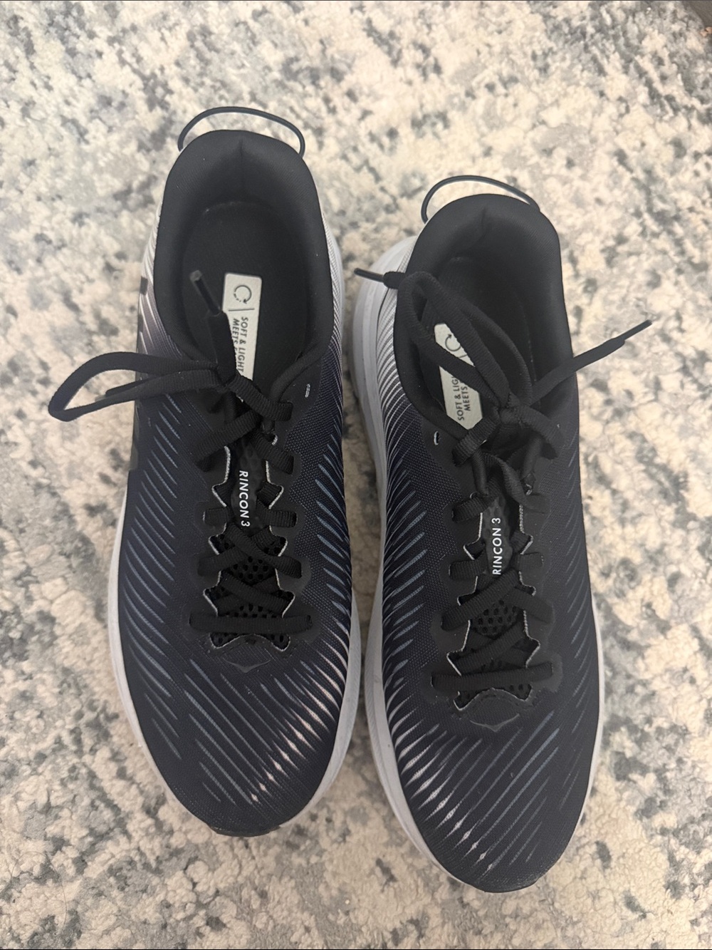 Hoka Rincon 3 Women’s Running Shoes in Black